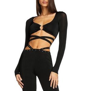 I AM GIA crop top XXS new